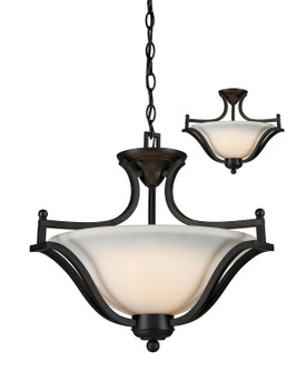 Lagoon Three Light Pendant in Matte Black (224|703SFCMB)
