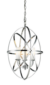 Aranya Three Light Chandelier in Chrome (224|60273SCH) Aranya Three Light Chandelier in Chrome (224|60273SCH)