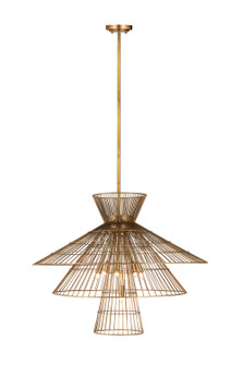 Alito Eight Light Chandelier in Rubbed Brass (224|60158RB)