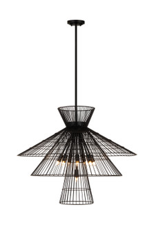 Alito Eight Light Chandelier in Matte Black (224|60158MB)