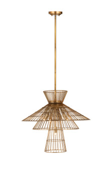 Alito Six Light Chandelier in Rubbed Brass (224|60156RB)