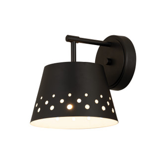 Katie One Light Wall Sconce in Matte Black (224|60141SMB)