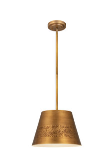 Maddox One Light Pendant in Rubbed Brass (224|601312RB)