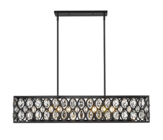 Dealey Seven Light Linear Chandelier in Matte Black (224|601042MB)