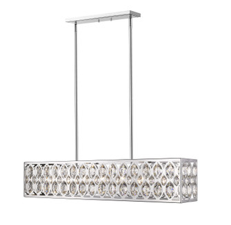 Dealey Seven Light Linear Chandelier in Chrome (224|601042CH)