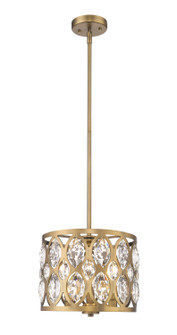 Dealey Three Light Chandelier in Heirloom Brass (224|601012HB)