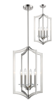 Zander Four Light Chandelier in Brushed Nickel (224|60084BN)