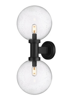 Laurent Two Light Outdoor Wall Mount in Black (224|599B2BK)