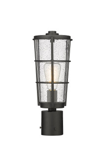Helix One Light Outdoor Post Mount Fixture in Black (224|591PHMBK)