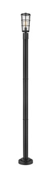 Helix One Light Outdoor Post Mounted Fixture in Black (224|591PHM567PBK)