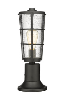 Helix One Light Outdoor Pier Mounted Fixture in Black (224|591PHM553PMBK) Helix One Light Outdoor Pier Mounted Fixture in Black (224|591PHM553PMBK)