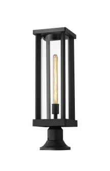 Glenwood One Light Outdoor Pier Mount in Black (224|586PHBR553PMBK)