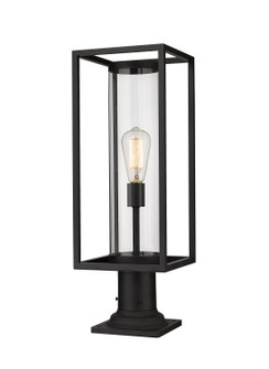 Dunbroch One Light Outdoor Pier Mounted Fixture in Black (224|584PHMR533PMBK)