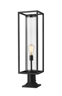 Dunbroch One Light Outdoor Pier Mounted Fixture in Black (224|584PHBR533PMBK)