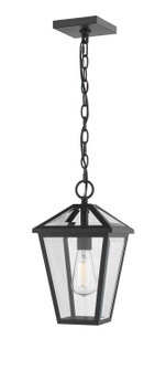 Talbot One Light Outdoor Chain Mount Ceiling Fixture in Black (224|579CHMBK)