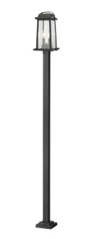 Millworks Two Light Outdoor Post Mounted Fixture in Black (224|574PHMS536PBK)