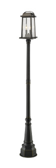 Millworks Two Light Outdoor Post Mounted Fixture in Oil Rubbed Bronze (224|574PHMR564PORB)
