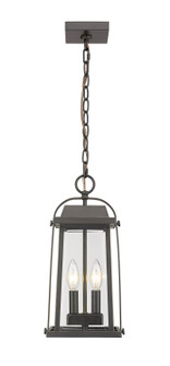 Millworks Two Light Outdoor Chain Mount Ceiling Fixture in Oil Rubbed Bronze (224|574CHMORB)