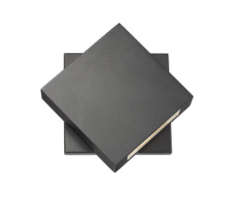 Quadrate LED Outdoor Wall Mount in Black (224|573SBKLED)