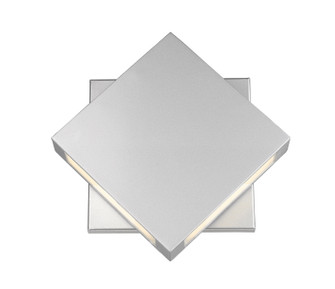 Quadrate LED Outdoor Wall Mount in Silver (224|572BSLLED)