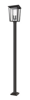 Seoul Three Light Outdoor Post Mounted Fixture in Oil Rubbed Bronze (224|571PHXLS536PORB)