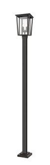 Seoul Two Light Outdoor Post Mounted Fixture in Oil Rubbed Bronze (224|571PHBS536PORB)