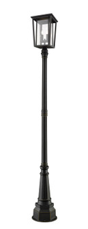 Seoul Two Light Outdoor Post Mounted Fixture in Oil Rubbed Bronze (224|571PHBR564PORB)