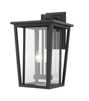Seoul Two Light Outdoor Wall Sconce in Black (224|571BBK)
