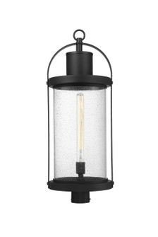 Roundhouse One Light Outdoor Post Mount Fixture in Black (224|569PHXLBK)