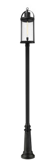 Roundhouse One Light Outdoor Post Mounted Fixture in Black (224|569PHXL511PBK)