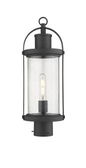 Roundhouse One Light Outdoor Post Mount Fixture in Black (224|569PHMBK)
