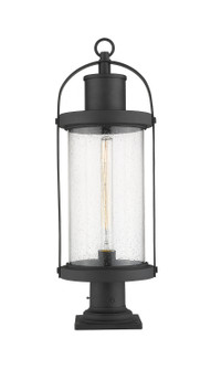 Roundhouse One Light Outdoor Pier Mount in Black (224|569PHB533PMBK)