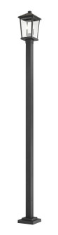 Beacon Two Light Outdoor Post Mounted Fixture in Black (224|568PHBS536PBK)