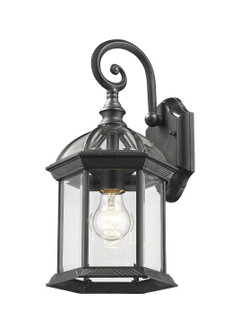 Annex One Light Outdoor Wall Light in Black (224|563MBK)