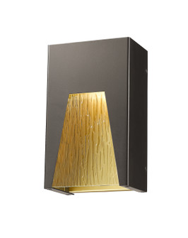 Millenial LED Outdoor Wall Mount in Bronze Gold (224|561SDBZGDCSLLED)