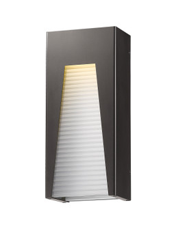 Millenial LED Outdoor Wall Mount in Bronze Silver (224|561BDBZSLFRBLED)