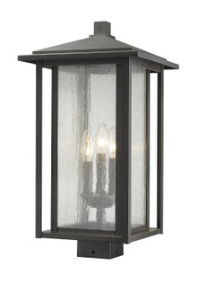 Aspen Three Light Outdoor Post Mount Fixture in Oil Rubbed Bronze (224|554PHXLSORB)