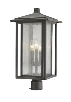 Aspen Three Light Outdoor Post Mount Fixture in Oil Rubbed Bronze (224|554PHXLRORB)
