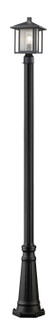 Aspen One Light Outdoor Post Mounted Fixture in Black (224|554PHM519PBK)