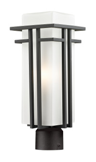 Abbey One Light Outdoor Post Mount in Outdoor Rubbed Bronze (224|550PHMORBZR)
