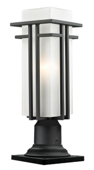 Abbey One Light Outdoor Pier Mounted Fixture in Black (224|549PHMR533PMBK) Abbey One Light Outdoor Pier Mounted Fixture in Black (224|549PHMR533PMBK)