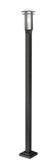 Abbey One Light Outdoor Post Mounted Fixture in Black (224|549PHM536PBK)