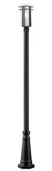Abbey One Light Outdoor Post Mounted Fixture in Black (224|549PHBR519PBK)