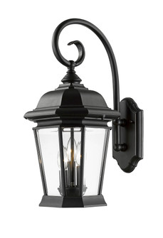 Melbourne Three Light Outdoor Wall Mount in Black (224|541BBK)