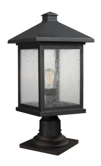 Portland One Light Outdoor Pier Mounted Fixture in Oil Rubbed Bronze (224|531PHBR533PMORB)