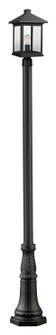 Portland One Light Outdoor Post Mounted Fixture in Black (224|531PHBR518PBK)