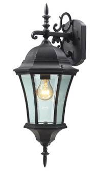 Wakefield One Light Outdoor Wall Mount in Black (224|522MBK)