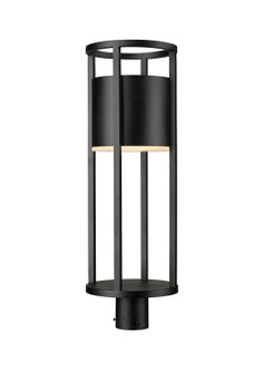 Luca LED Outdoor Post Moun Fixture in Black (224|517PHBBKLED)