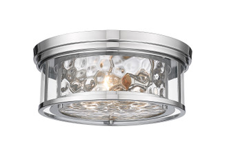 Clarion Three Light Flush Mount in Polished Nickel (224|493F3PN)