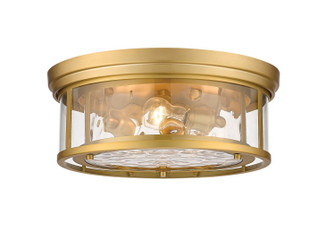Clarion Three Light Flush Mount in Olde Brass (224|493F3OBR)